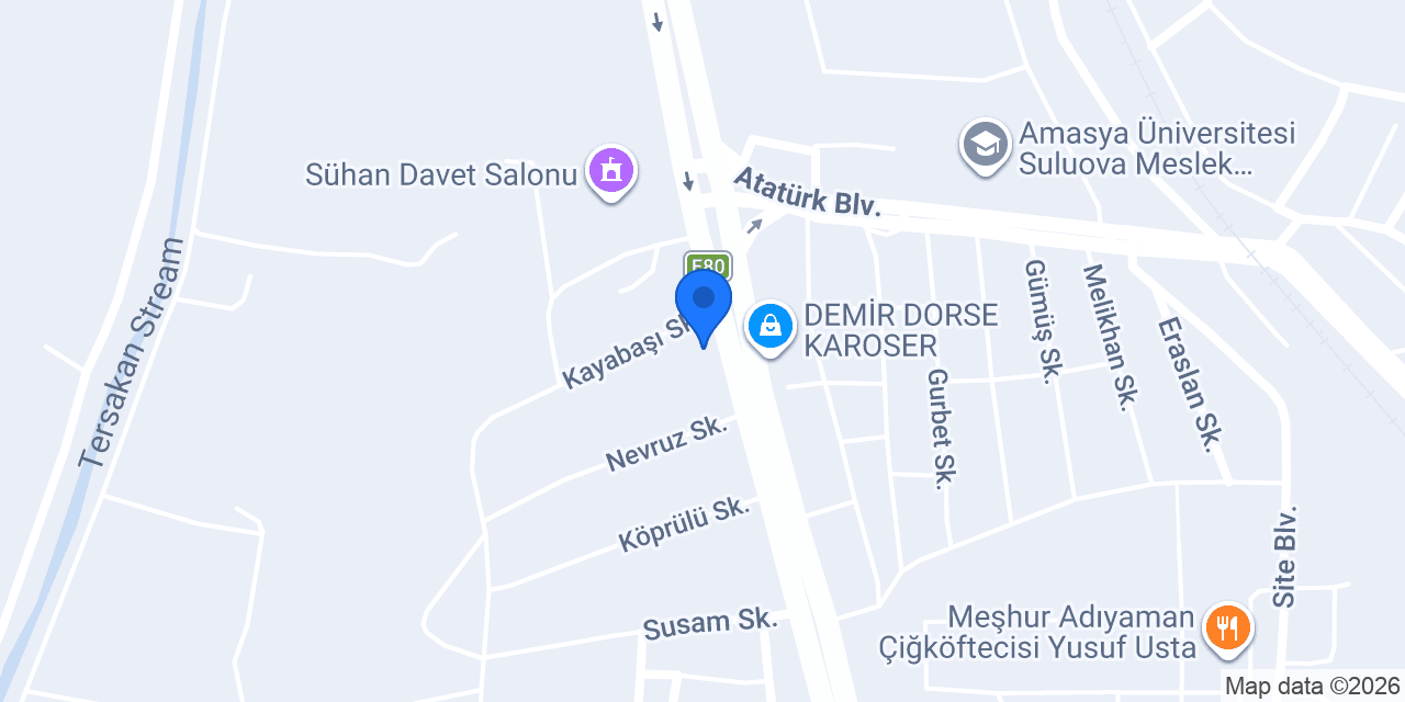 Sinan Oto Lastik konumu