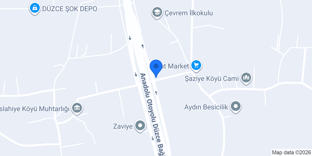 Bateş Otomotiv konumu