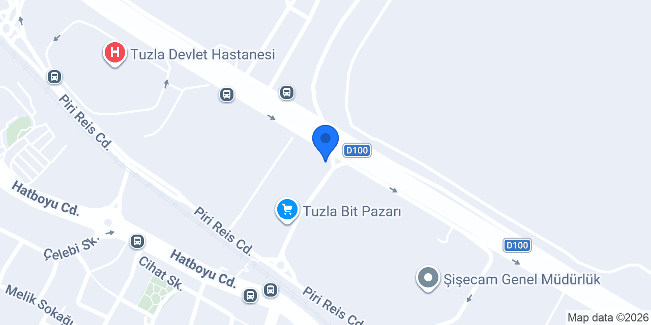 Özkanlar Seramik Tuzla konumu