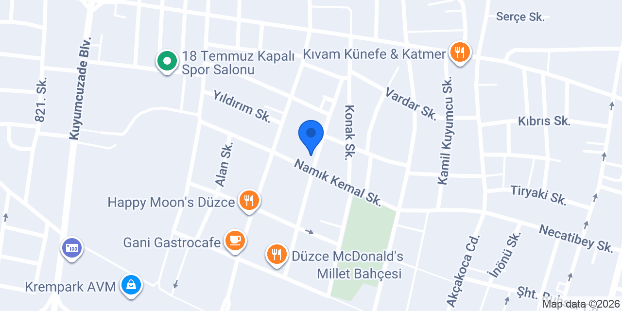 Evo' Burger & Cafe konumu