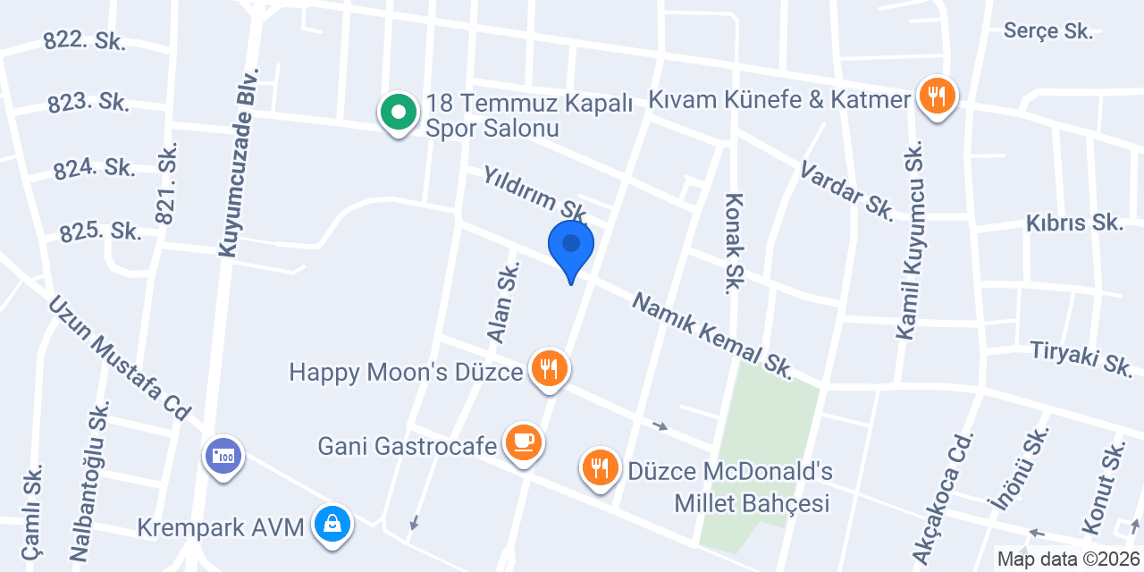 Vadi Coffee Chocolate - Düzce konumu