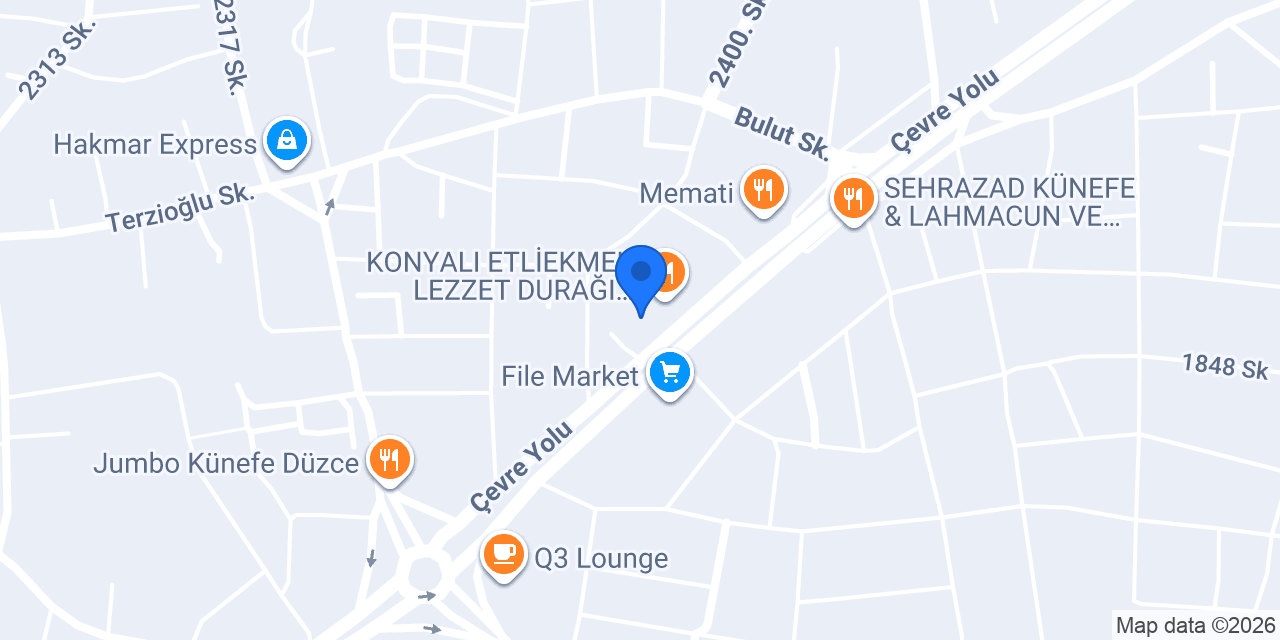 Yörükoğlu Baklava Şube 3 konumu