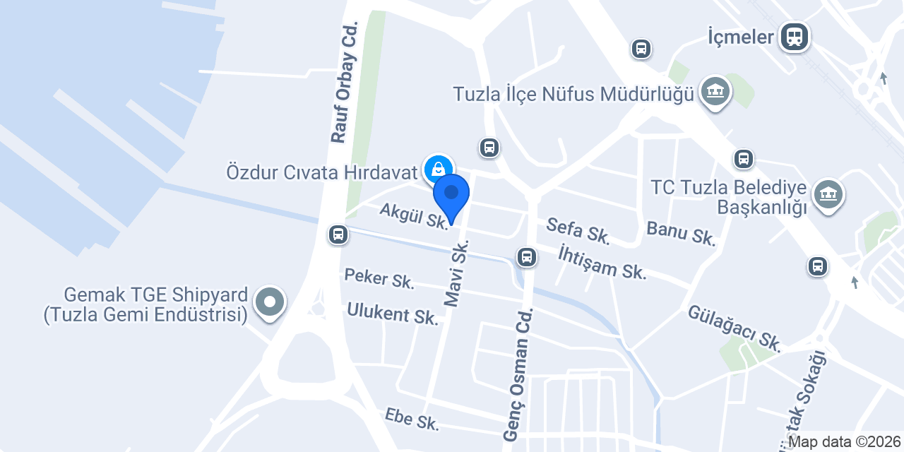 Derya Makina konumu