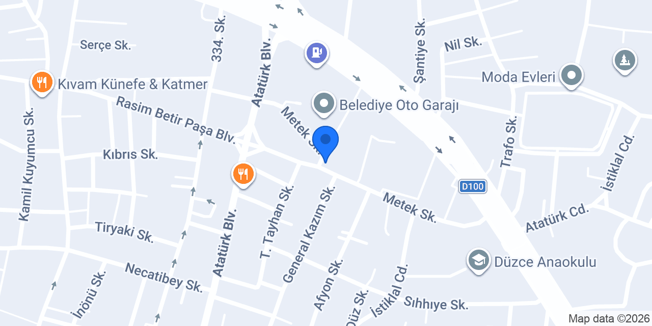 MotoCam's Düzce konumu