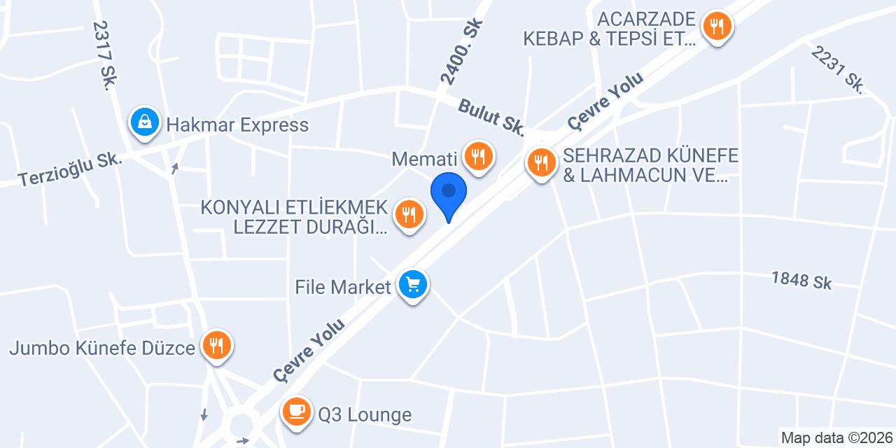Seda Flowers Coffee Düzce konumu