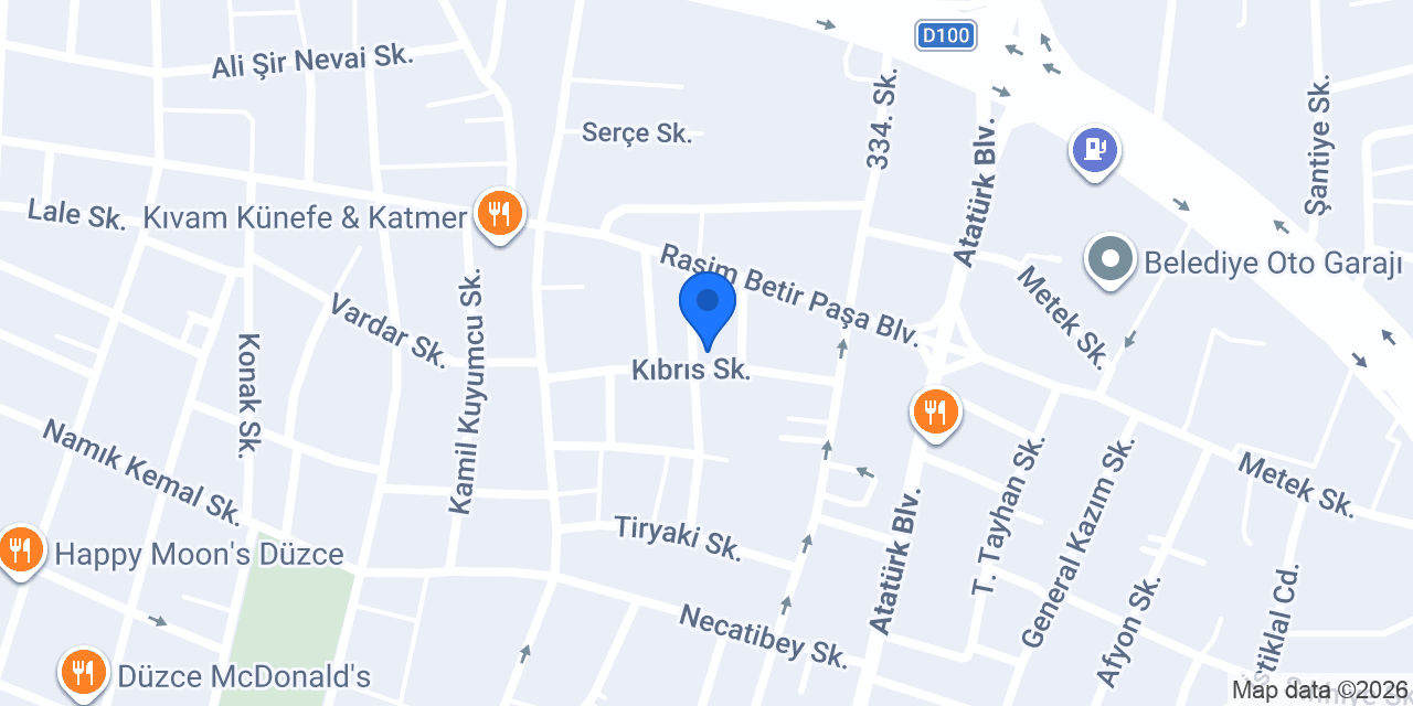 Çetin Dental konumu