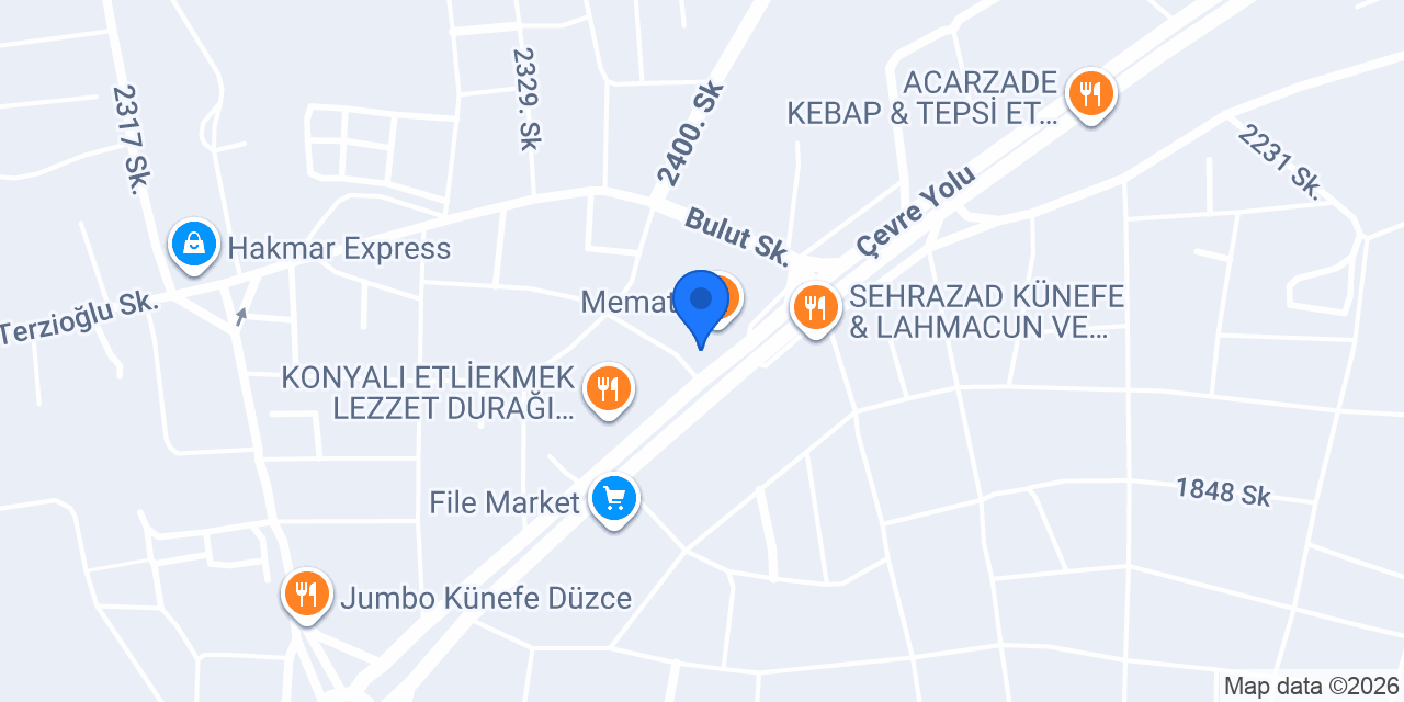 Çelebi Bey Baklava konumu