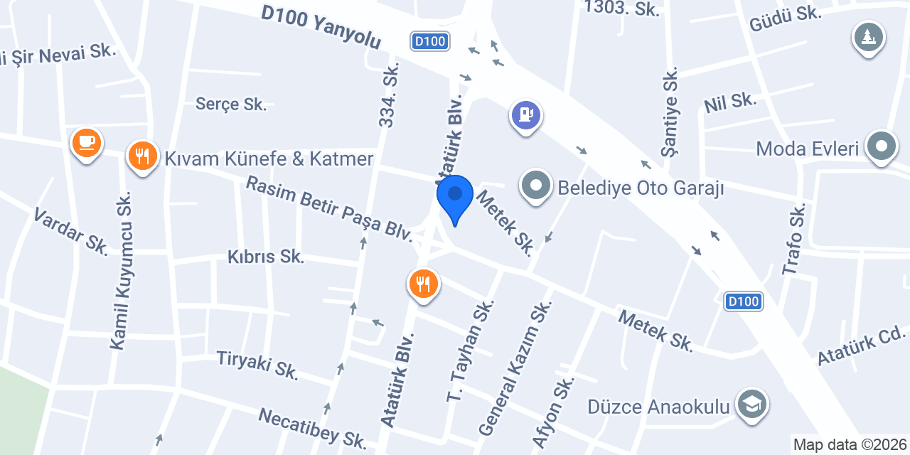 İSTİKBAL-NEDAŞ MOBİLYA A.Ş. konumu