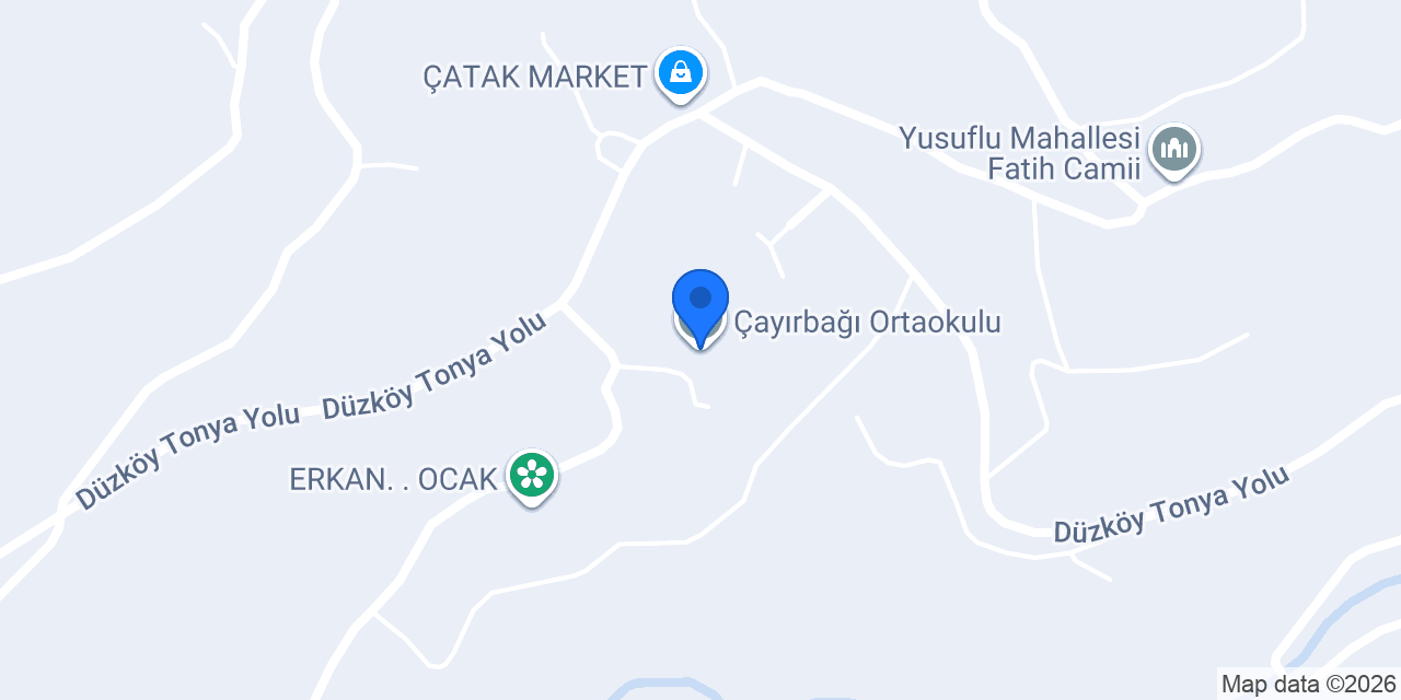 Çayırbağı Ortaokulu konumu