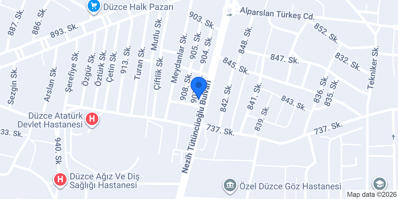 DÜZCE PERDE VE HALI konumu
