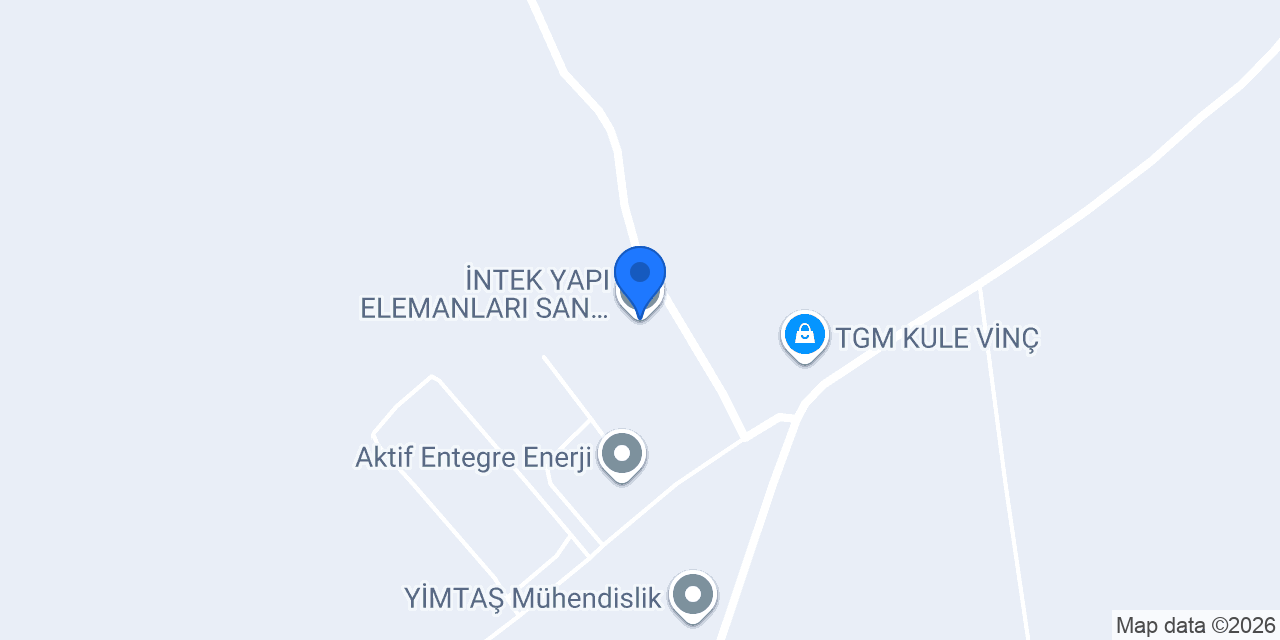 İNTEK YAPI ELEMANLARI SAN.TİC.LTD.ŞTİ. konumu
