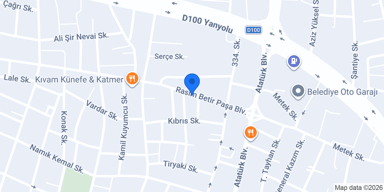 UĞUR RENT A CAR konumu