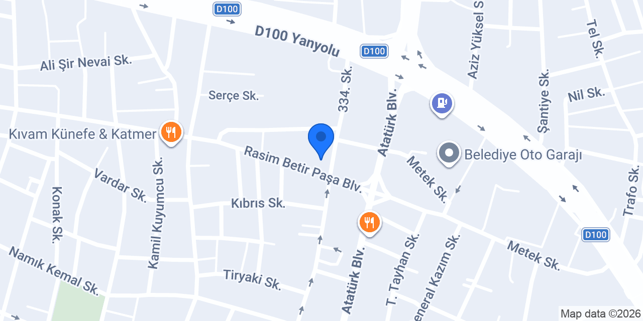 Altunkaya Mimarlık konumu