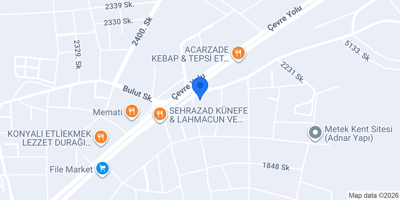 Sünpor Sünger bayii konumu