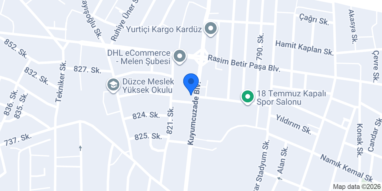 Özgür Avize konumu