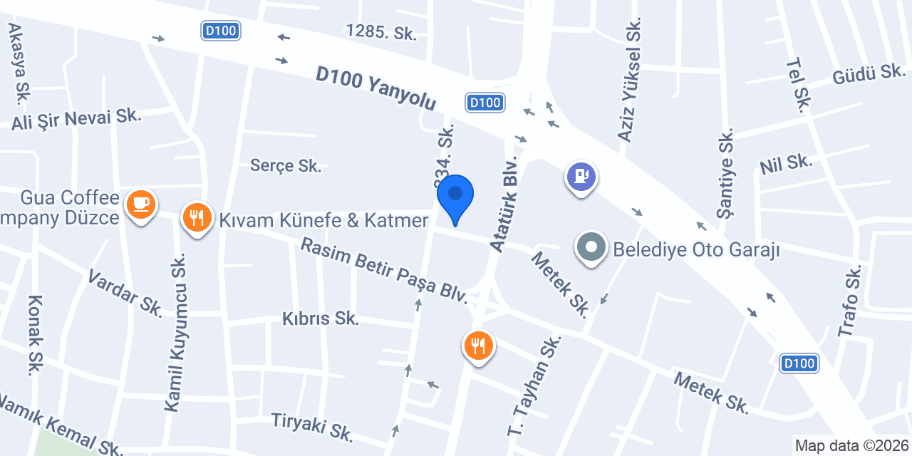 Diş Hekimi Necmiye SEZGİN ÇAKIR konumu