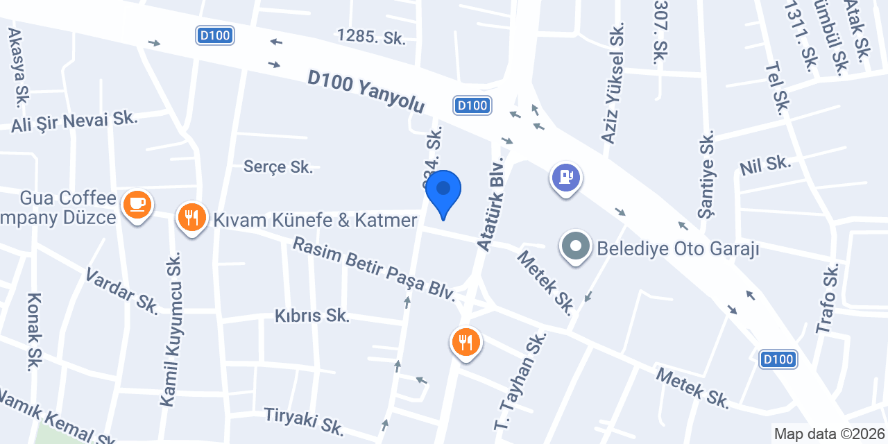 BİR ÜST YAPI ANONİM ŞİRKETİ konumu