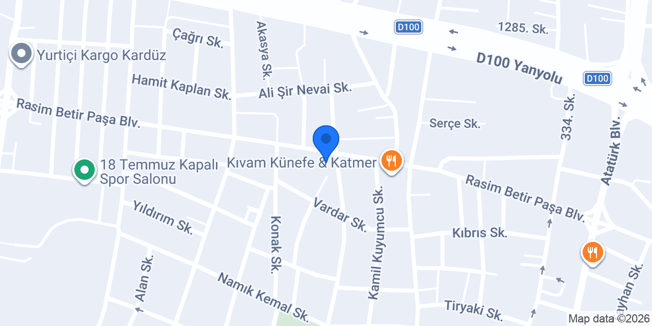 Azize HAİR Makeup sütüdyo konumu