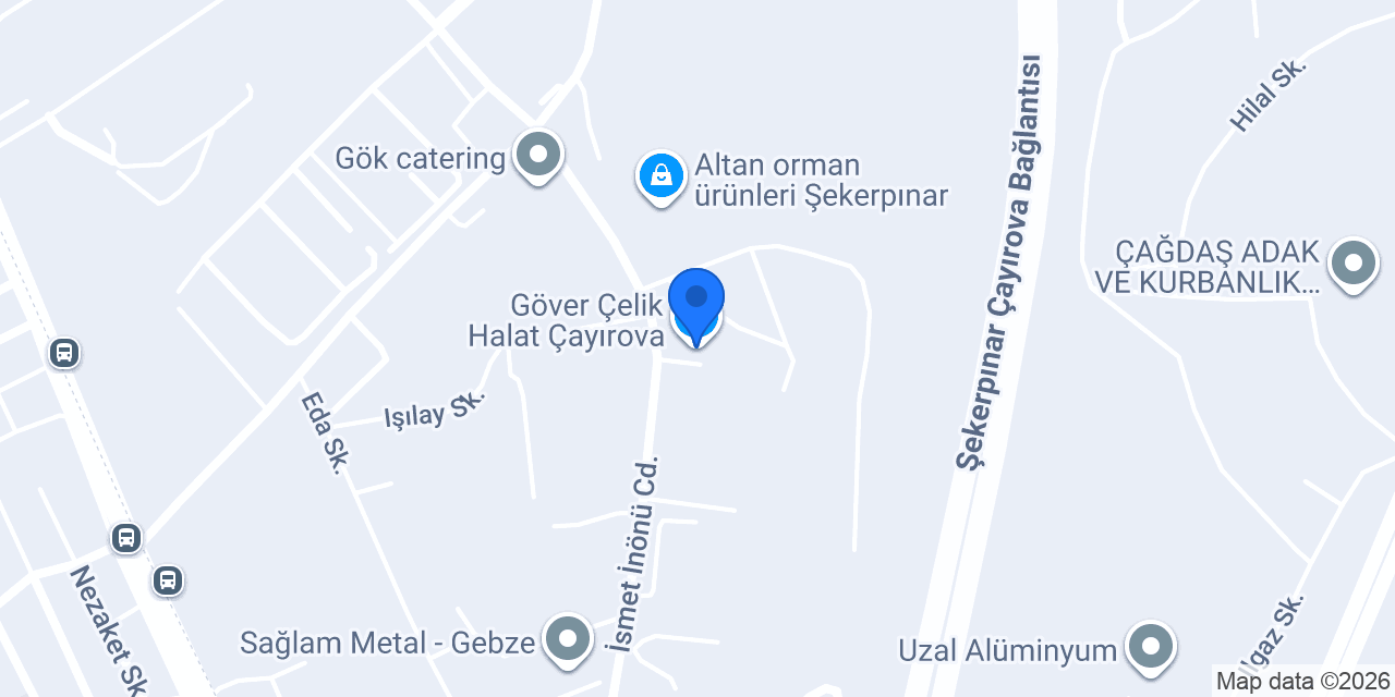Göver Çelik Halat Çayırova konumu