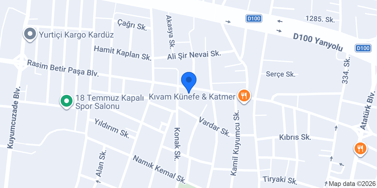 Adalıoğlu Teknik konumu
