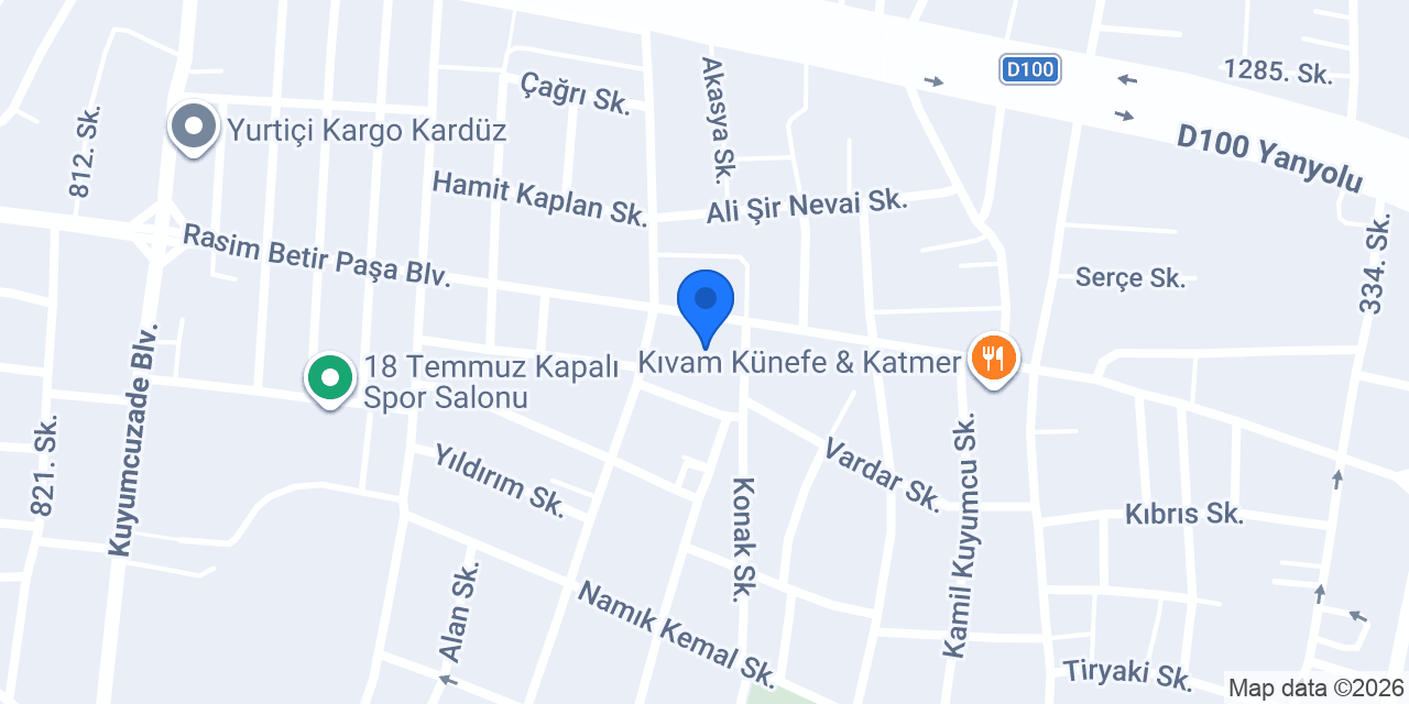 Yağmur Grup konumu