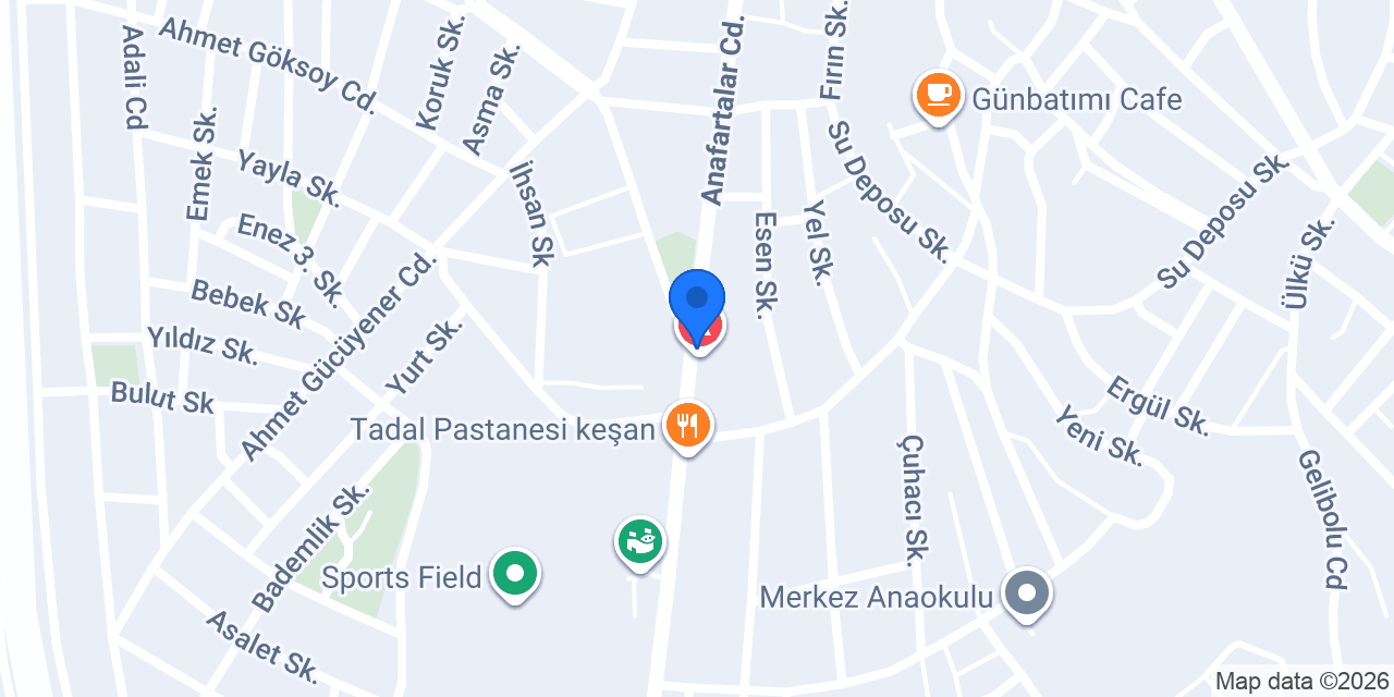 Ziyafet Çiğköfte konumu