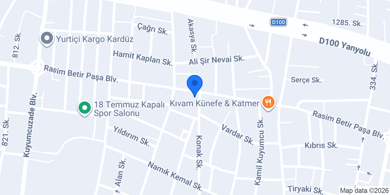 Emin Rent A Car konumu