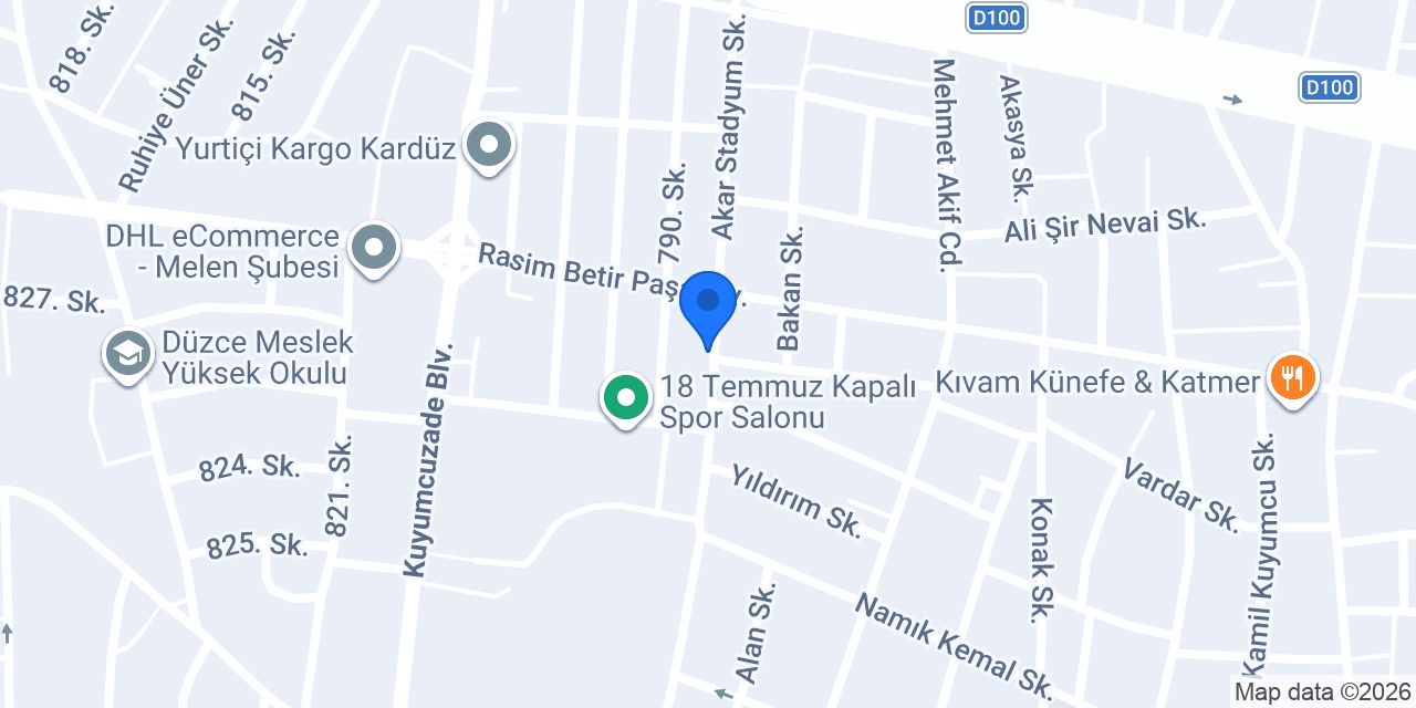 RCS raylı cam sistemleri konumu