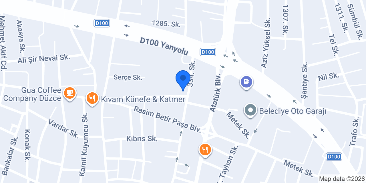 ÇALIKLAR GRUP DÜZCE konumu