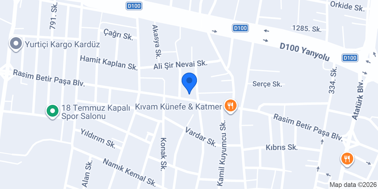 Bıçakçıoğlu Endüstriyel Mutfak & Züccaciye konumu