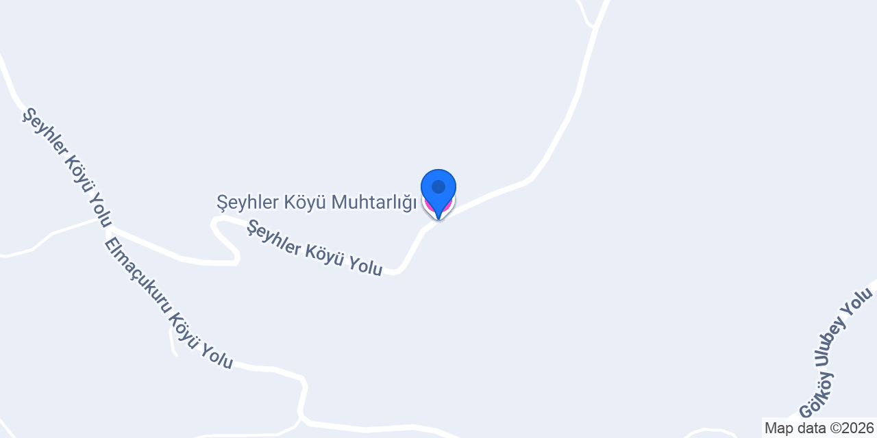 Şeyhler Köyü Muhtarlığı konumu