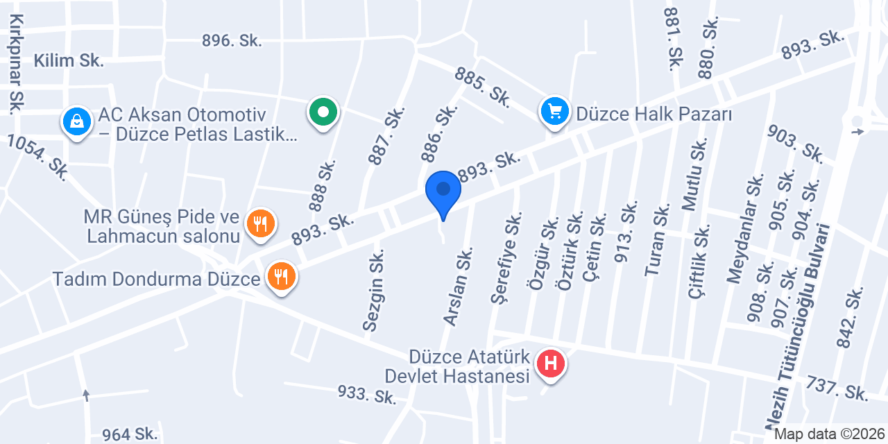 Hüner Mobilya & Kürekçi konumu