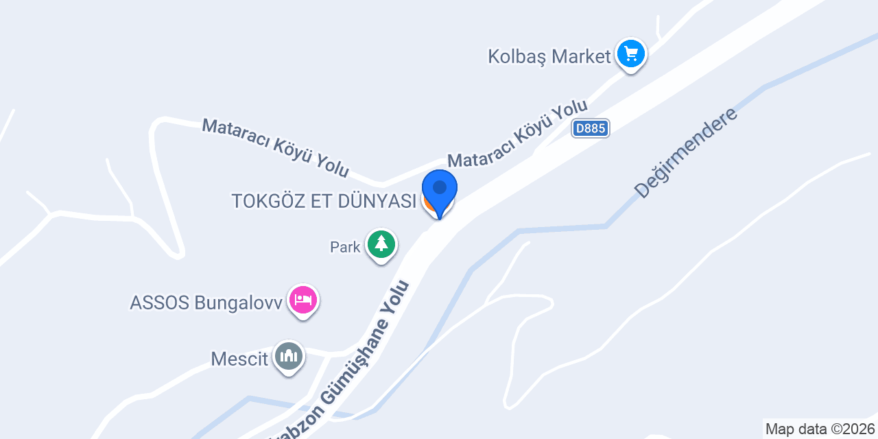 TOKGÖZ ET DÜNYASI konumu