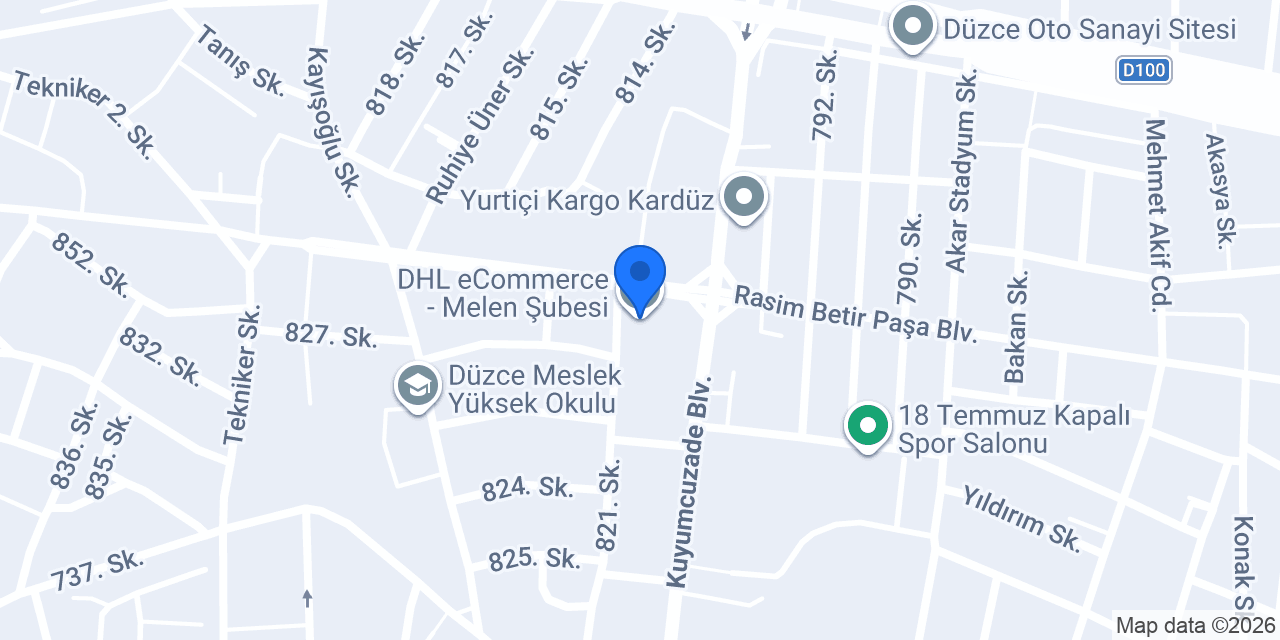 DHL eCommerce - Melen Şubesi konumu