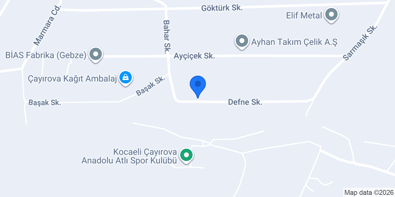 Altinay Savunma Teknolojiler A.Ş. konumu
