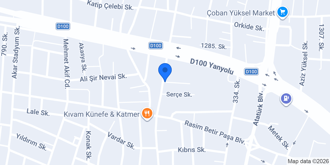 Çatana İnşaat konumu