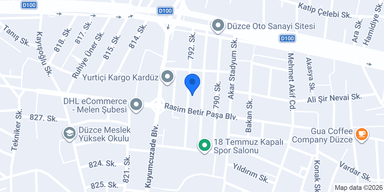 Güler oto kaporta düzce konumu
