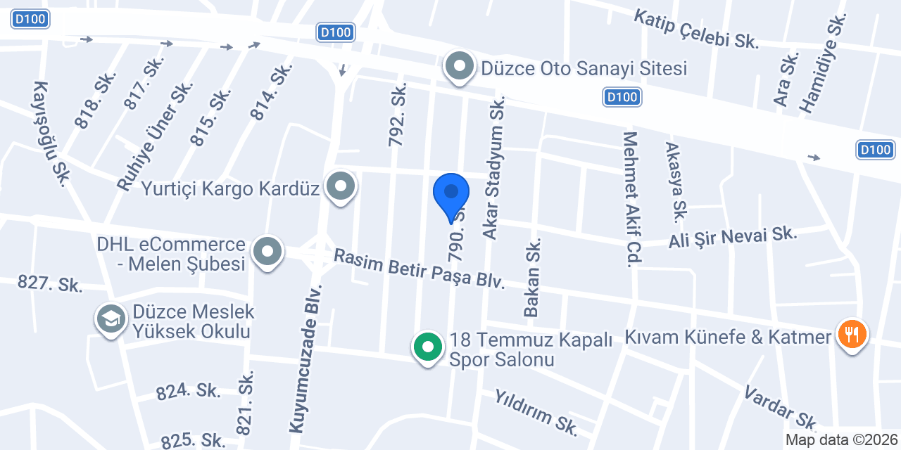 OTO MAKAS İLHAN COŞKUNER konumu