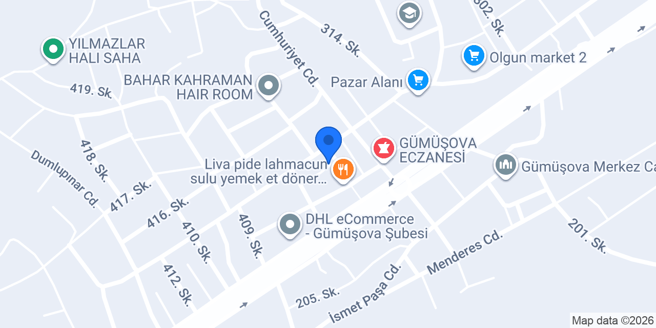Çalışkan Pide konumu