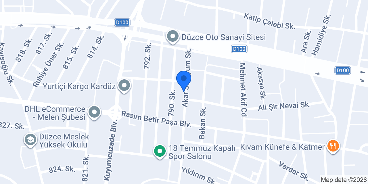 Çözüm Motor Düzce konumu
