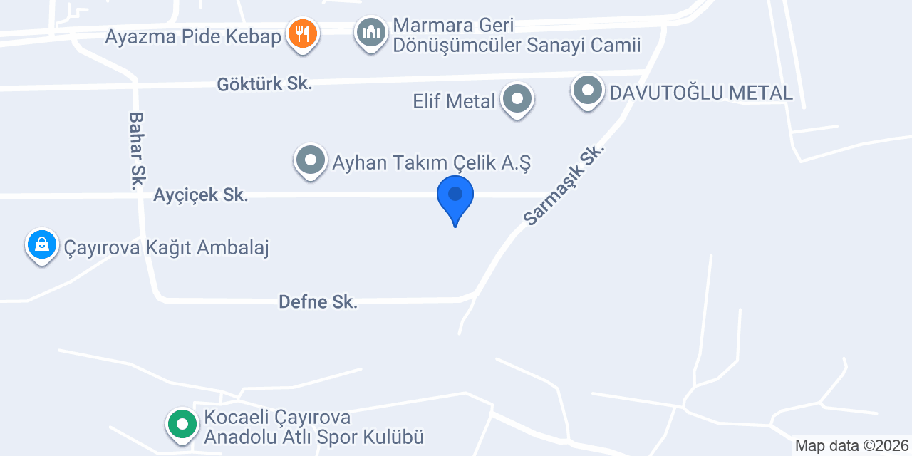 Demak Hidrolik San.ve Tic. A.Ş konumu