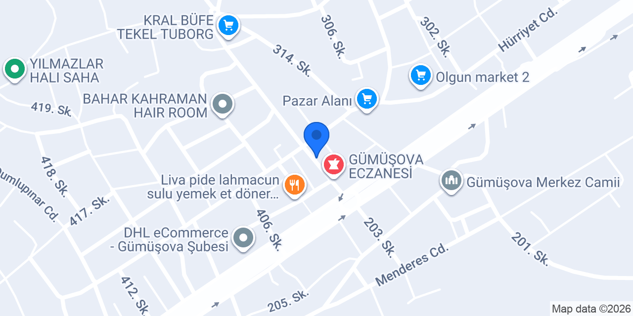 Özbek Kuaför konumu