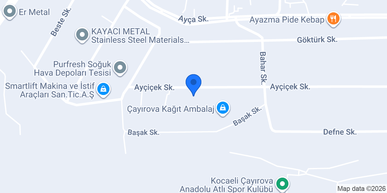 BİAS Fabrika (Gebze) konumu