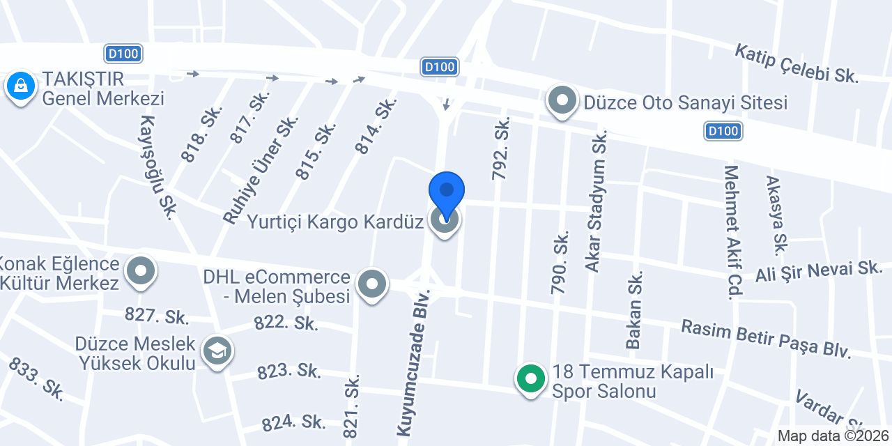 Metek kasap & ızgara konumu