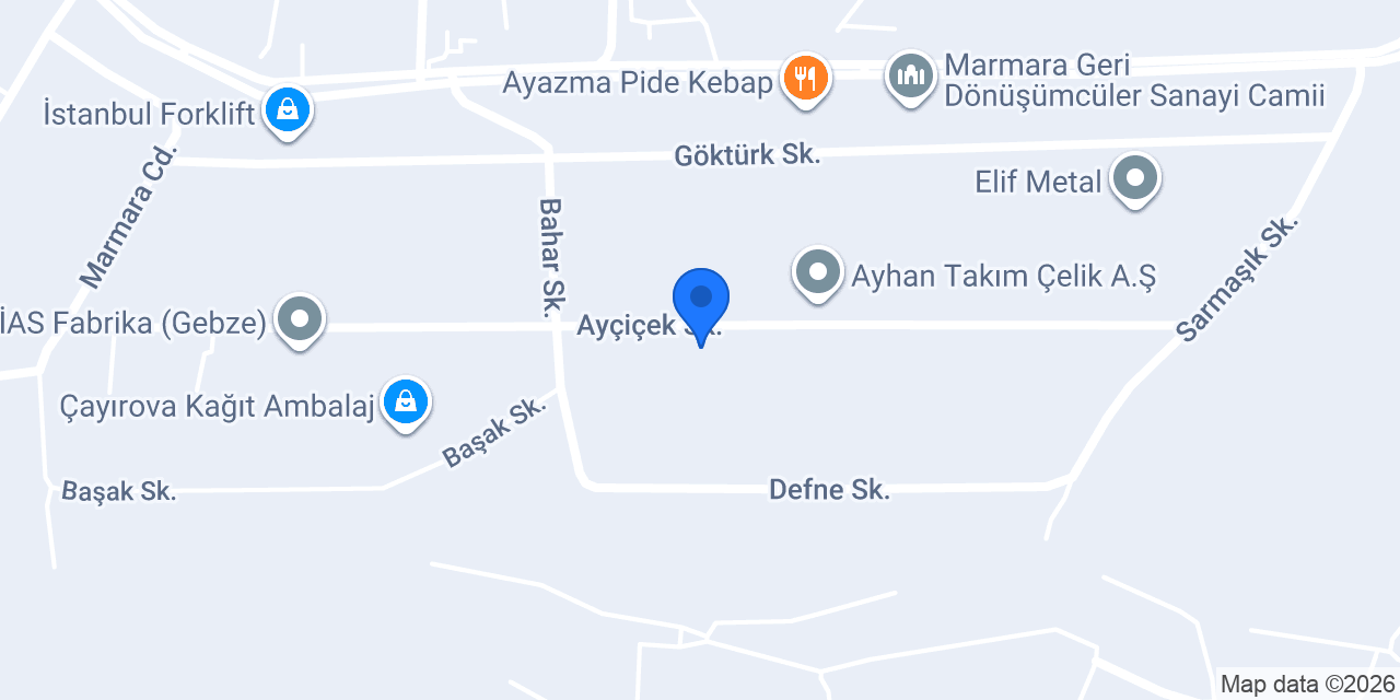 Akpınar Ambalaj konumu