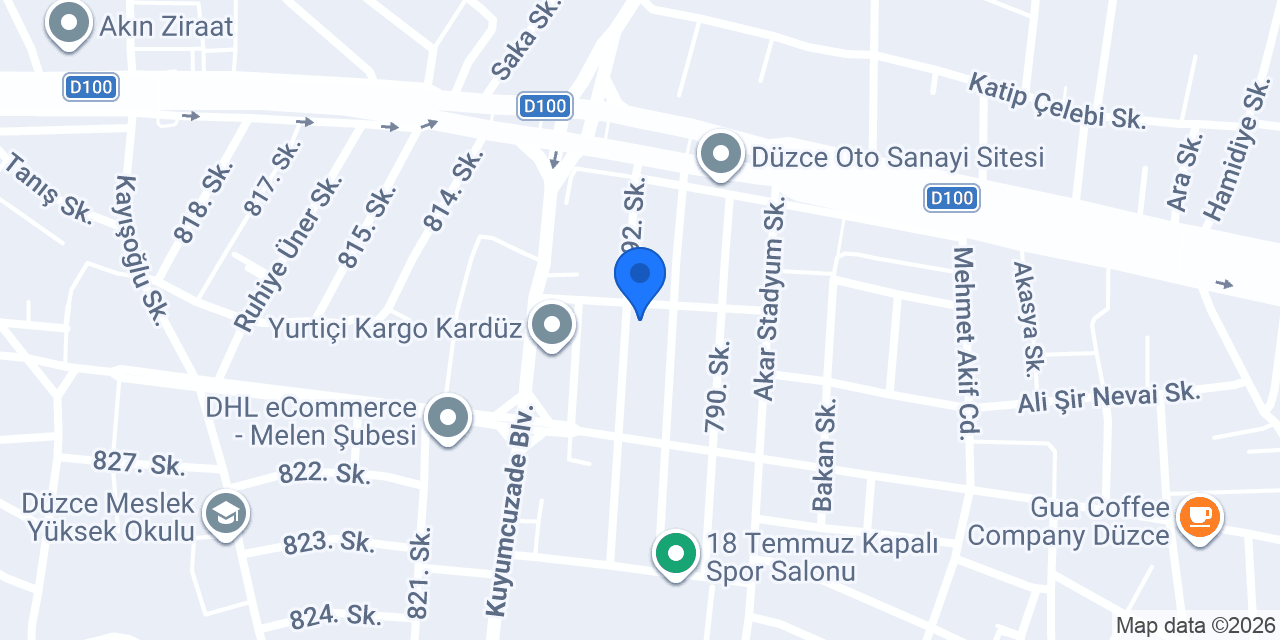 ALGANOĞLU OTOMOTİV konumu