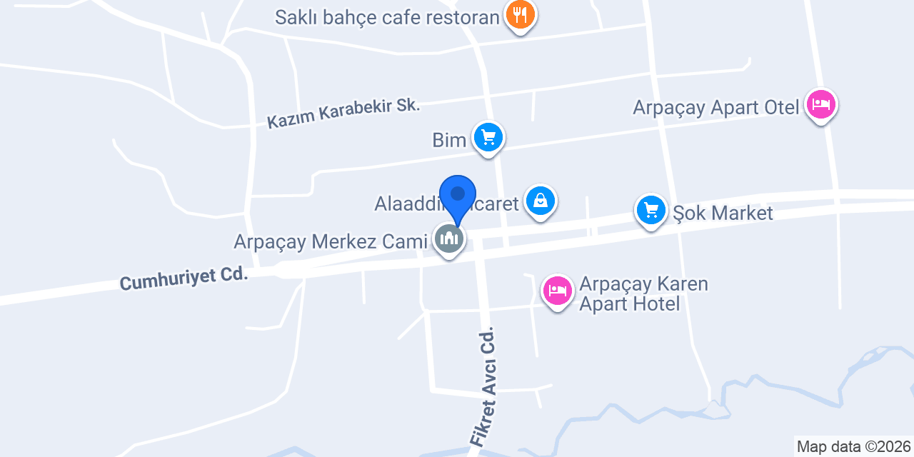 ARPAÇAY NOTERLİĞİ konumu