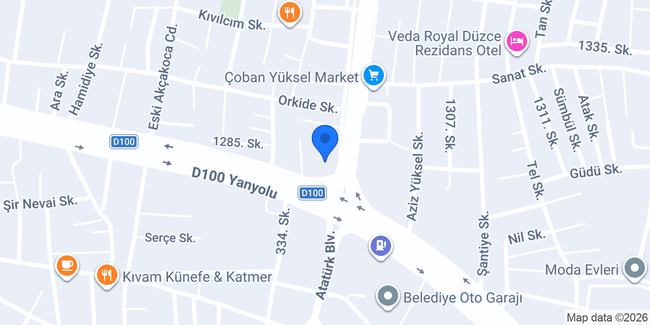 Yağmur Auto konumu