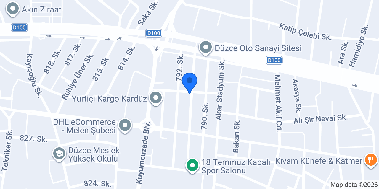 Beyza Unlu Mamulleri konumu