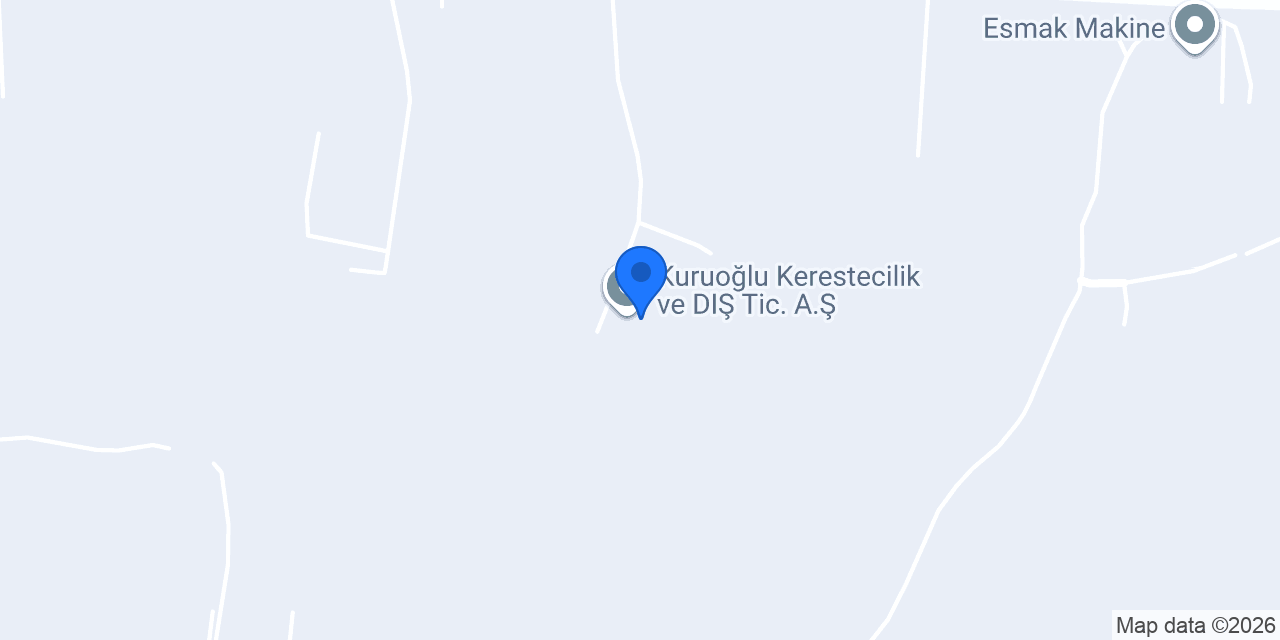 Kuruoğlu Kerestecilik ve DIŞ Tic. A.Ş. konumu